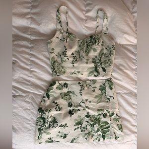 Super cute crop tank and skirt set, brand new with tags, size Medium.